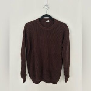 Jackson Rowe brown knit sweater